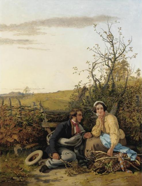 The Course Of True Love Never Did Run Smooth, 1854, by Jacob Thompson